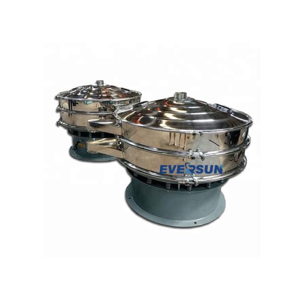 Round Stainless Steel Moringa Leaves Powder Sieving Machine