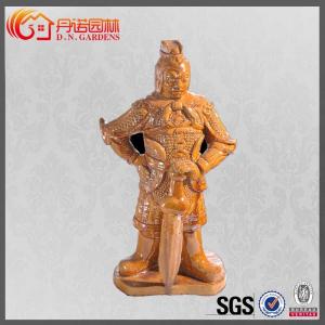 China Vivid Antique Chinese Roof Ornaments Glazed Buddhism Ceramic Chinese Figurine on sale