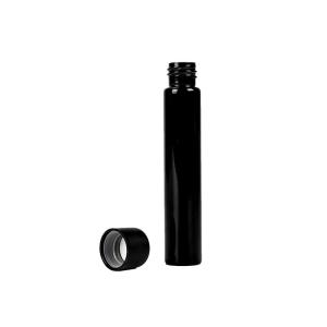 Quality Matte Black Glass Pre Roll Tube For Cigarettes Childproof Joint Tube for sale