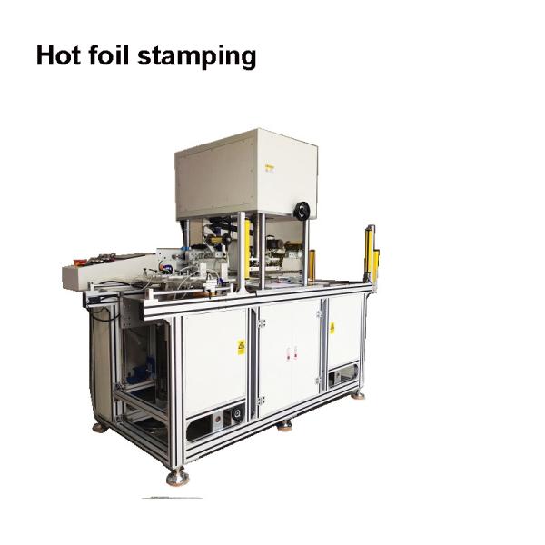 25 Pcs/Min 5Kw Automatic Foil Hot Stamp Machine PLC Control