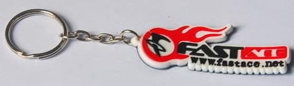 Nice looking cartoon multi - colored PVC keychains for business with you own design logo