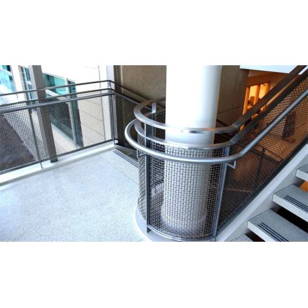 Polished Architectural Decorative Wire Mesh Stainless Steel 304