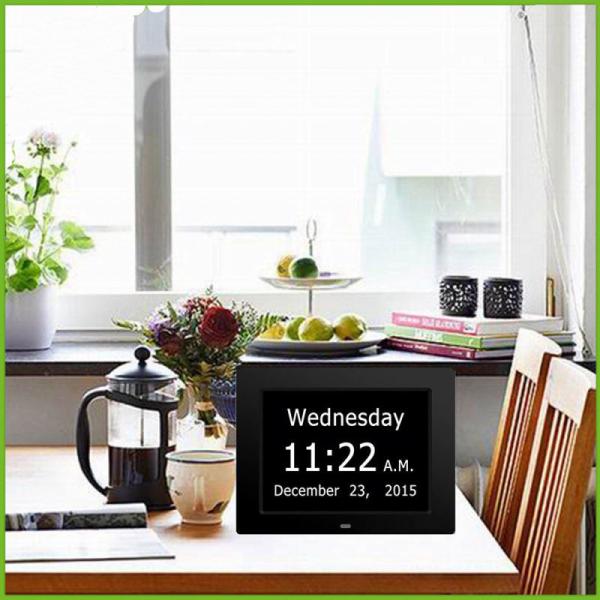 Buy large digital wall clock with day and date for seniors,american lifetime day clock at wholesale prices