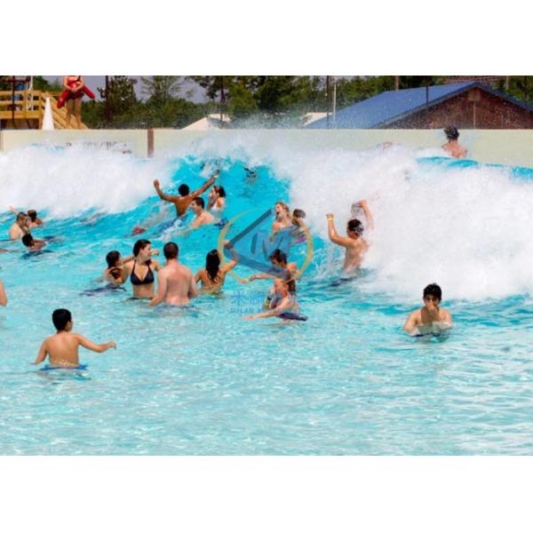 Outdoor Big Aqua Wave Swimming Pool Artificial Surf Pool 2-10m Wave Length For Adults Children