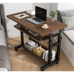 Quality Modern Boss Study Wooden Mobile Computer Desk with Lift Top and Manual Height Adjustment for sale