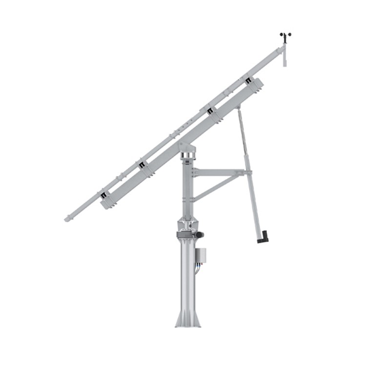 Two Axis GPS Solar Tracking System 2Kw Slewing Drive Linear Actuator