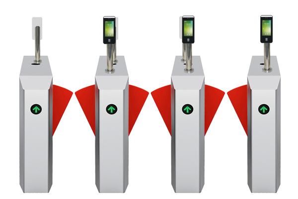 Buy Electronic Flap Barrier Access Control System Adjustable Delay Closing at wholesale prices