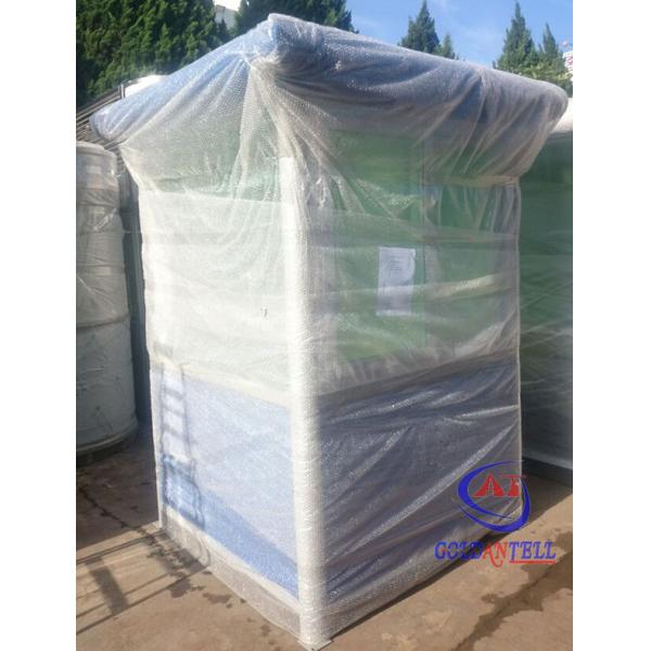 Fiberglass Fireproof Mobile Security Guard Booths Bubble Package