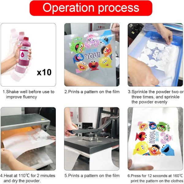 1000ml Cyan Direct To Film Dtf Printer Ink Environment Friendly