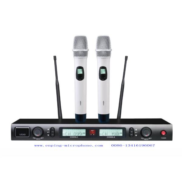 UR-24D/ HIGH QUALITY TRUE DIVERSITY UHF wireless microphone system with IR selectable frequency/SHURE STYLE