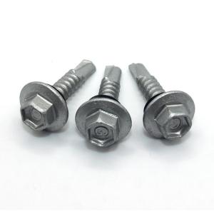 Quality GB Standard Stainless Steel Galvanized Metal Hexagonal Head Self-Drilling Roofing Screw for sale