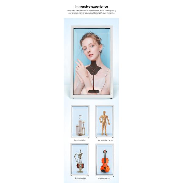 85 Inch Museums & Exhibitions LCD See Through Box Transparent Advertising Display Manufacturer
