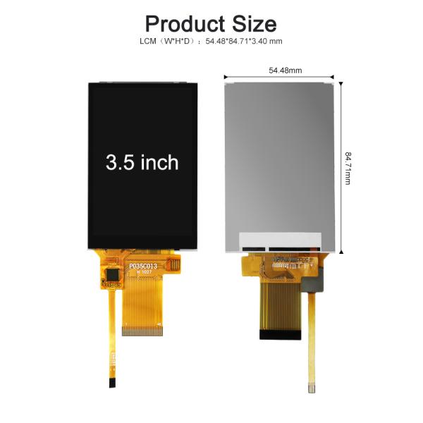Polcd 8080 MCU 3.5 Capacitive Touch Screen ILI9488 320x480 Display