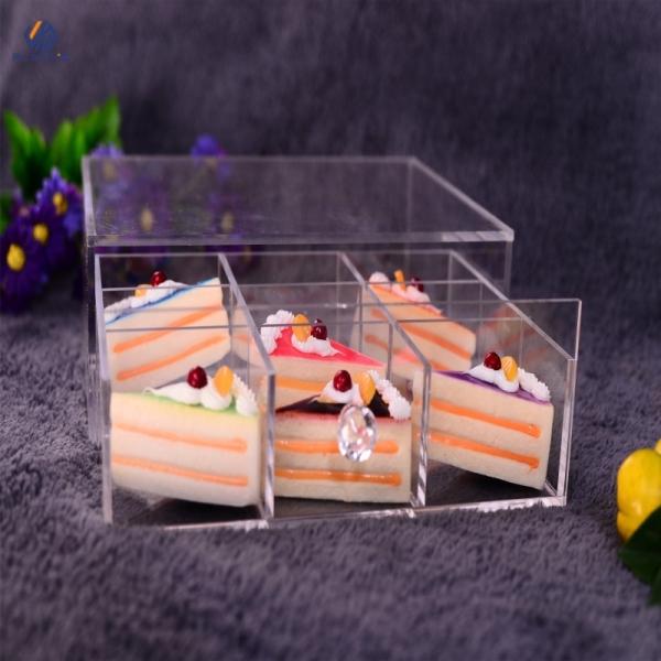 Acrylic Clear Storage Boxes Customized Design Organiser Box High Transparency