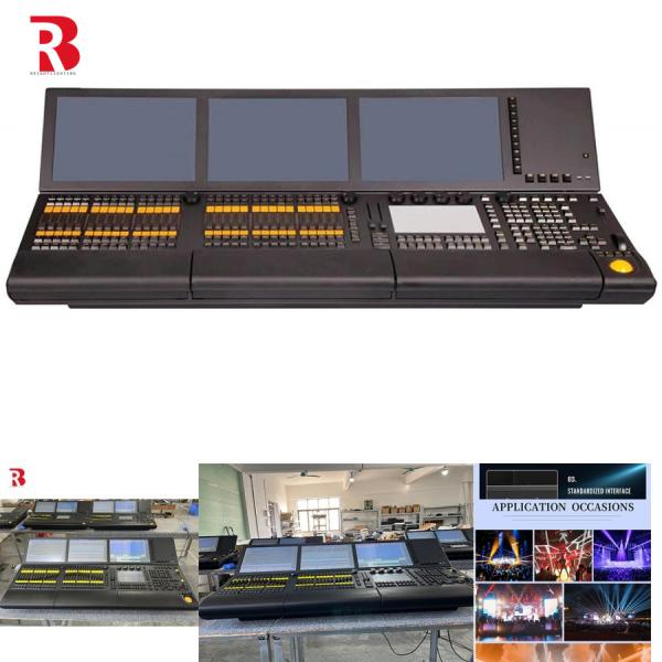 Black Lighting Console With Stable Quality Full Touch Screens Ma Controller