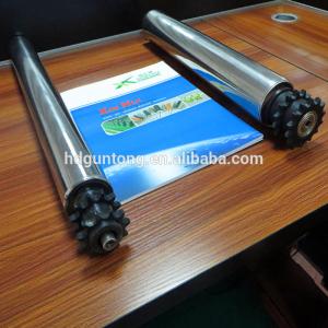 China Material Handling Adjustable Roller Conveyor With Double Sprockets on sale