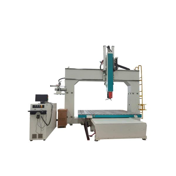 F9 Five Axis Machining Center excitech 5 Axis HSD Spindle 3D Model Fiberglass Wood Foam Making CNC Center Machine