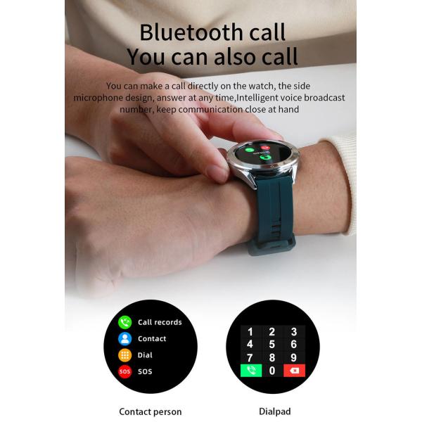 1.54 Inch Full Touch Fitness Smartwatch Full Touch Fitness Tracker 200mAhWith Weather Push