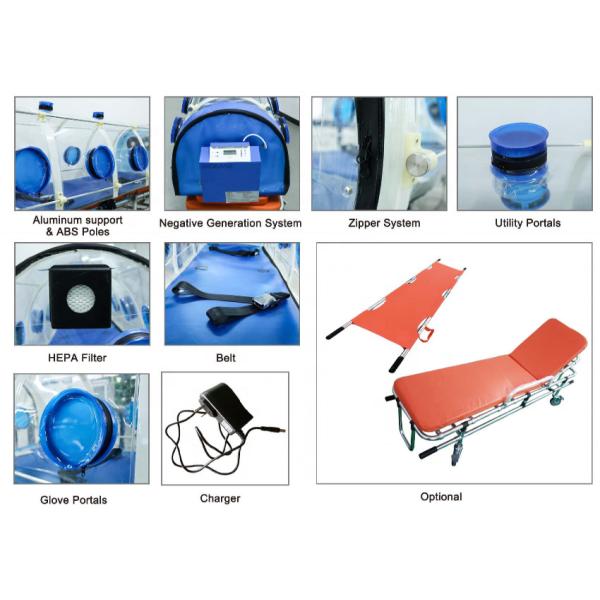 Negative pressure filtration system biological isolation chamber