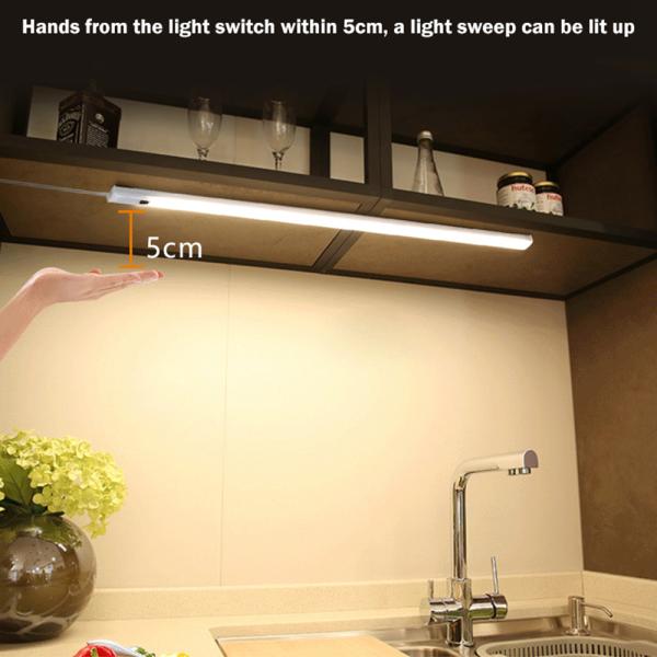 Infrared Light Hand Wave Motion Sensor USB Rechargeable For Kitchen Cabinet