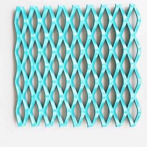 Quality Customized Powder Coating Expanded Aluminum Mesh Wear - Resisting Smooth Surface for sale