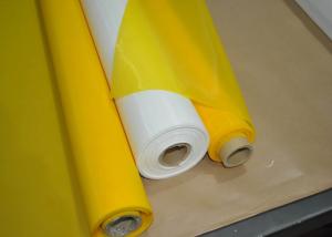 Quality Low Elasticity Monofilament Screen Printing Mesh / Monofilament Polyester Screens for sale