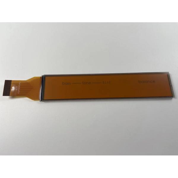 Positive Matrix HTN LCD Display Monochrome 7 Segment Transmissive Graphic LCD Screen For Audio