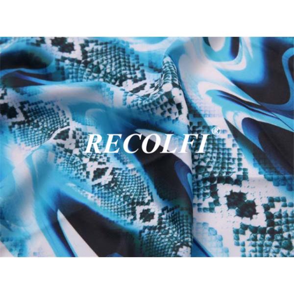Printed Spandex plastic recycled Fabric Fast Drying UV Protective