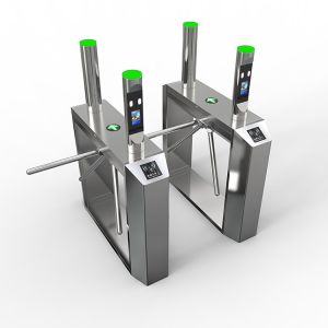 Quality Automatic Tripod Turnstile Gate Access Control Communication Interface Stainless Steel for sale