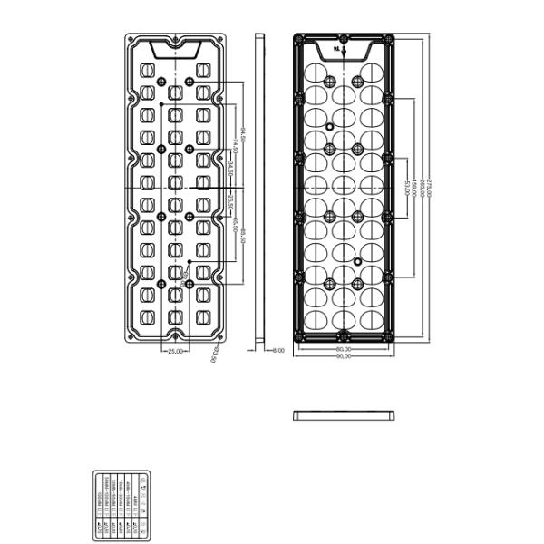 High Brightness LED Lens 20mm , Customized Size Cree LED Optics Lumen