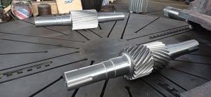 Quality Custom Transmission Spare Parts Helical Gear Shafts SAE 4340 Steel for sale