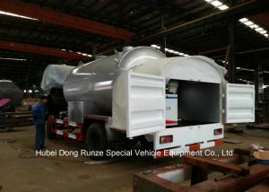 Quality Road Bobtail LPG Gas Tanker With Mobile Dispenser , Bobtail Propane Delivery Truck for sale