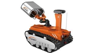 China Remote Control Fire Rescue Robot Fire Fighting Robot With Medium Multiple Foam Gun on sale