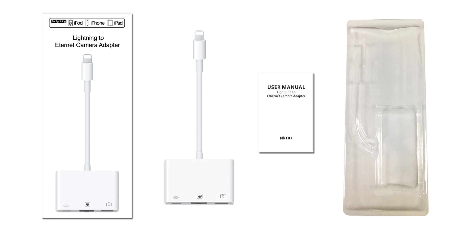LAN Ethernet Lightning Adapter Cable