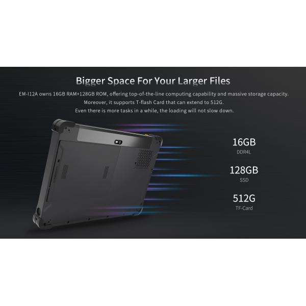 GPS NFC WiFi Rugged Tablets 10.1" Screen Drop Resistance Touch Screen Industrial