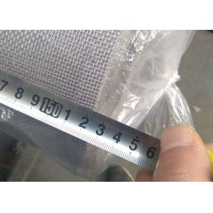 Woven Aluminium Wire Mesh 18X18 1.5m Width SS Finishing