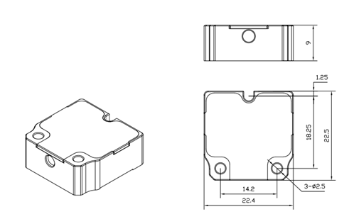 Integrated MEMS Inertial Unit Long Term DC 5V For Flight Control
