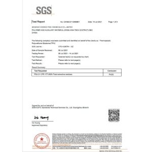 Qingdao Exceed Fine Chemicals Co.,Ltd Certifications