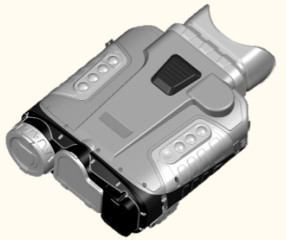 Multi Functional Heat Detecting Binoculars Handheld Cooled 320 × 256 With 10km