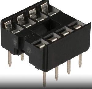 Quality A 08-LC-TT DIP Connector Row Spacing 8 Pin Ic Socket 0.3&quot; Tin Through Hole for sale