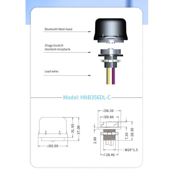 Zhaga book18 based CASAMBI BLE mesh fixture controller, DALI-2 output, self-contained "application controller", self-contained DALI-2 bus power supply