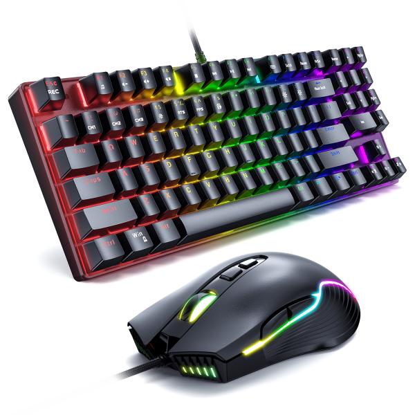 Buy Onikuma Wholesale LED Light Computer PC Gaming Kit Set Optical Gaming Keyboard and Mouse Combo at wholesale prices