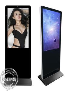 China Win10 43 Inch Indoor 4K UHD Interactive Touch Screen Kiosk With HD Camera on sale