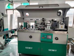 China 100pcs/min UV Curing Multicolor Screen Printing Machine on sale