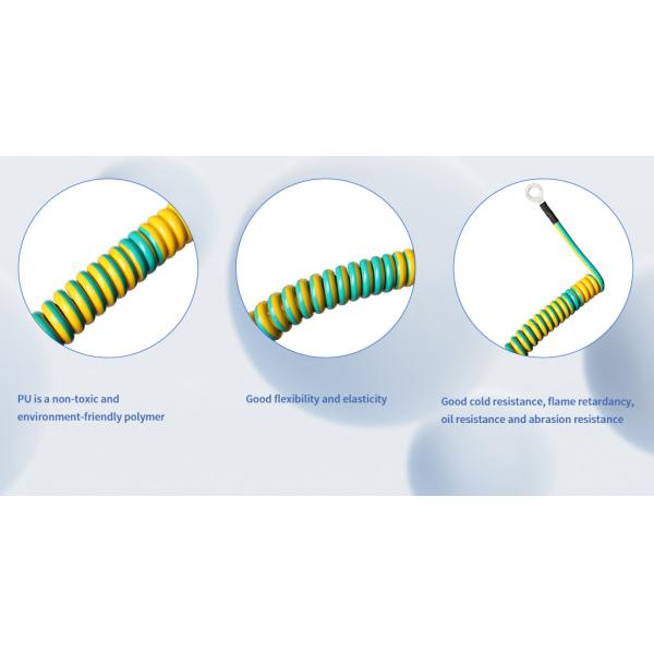 XLPE Insulation Material Spring Spiral Cable Spring wire Medical Cable UL Certified Cable