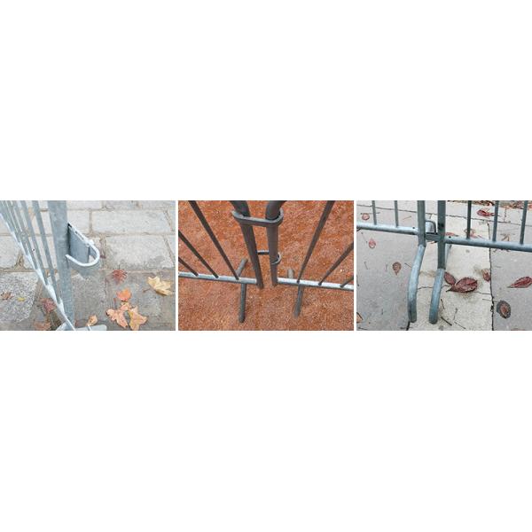 High Quality Galvanized Welded Mesh Temporary Fence Crowd Control Barriers