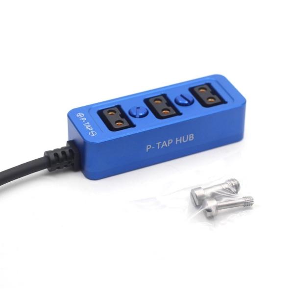 Buy D-tap Camera power three way splitter Power Tap to 3 Female D-Tap P-Tap Hub  Metal case with 1/4" screw at wholesale prices