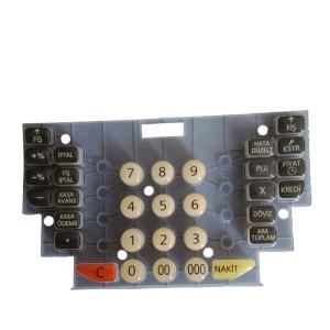 China Custom Silicone Rubber Keypad with Epoxy Coating Hardtop on sale