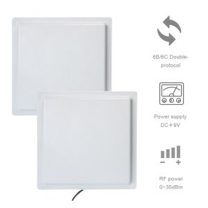 Anti Counterfeiting UHF RFID Reader With Waterproof Antenna Wiegand 485