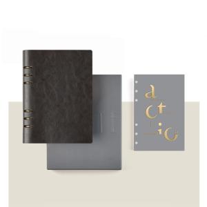 Quality Double Metal Spiral ECO Book Coil Notebook With Paper Pen Recyclable Elastic Band Notebook for sale